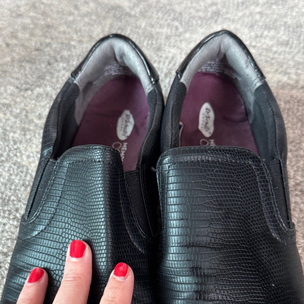 Dr. Scholl's Textured Black Women’s Slip on Sneakers - Picture 3 of 8
